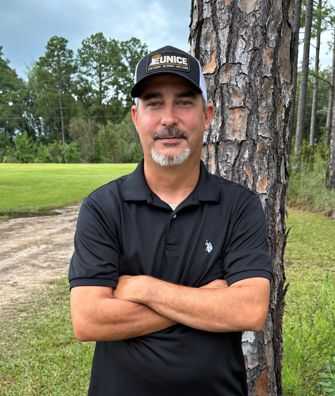 Joe Eunice, owner of Eunice Stump Grinding and Tree Removal